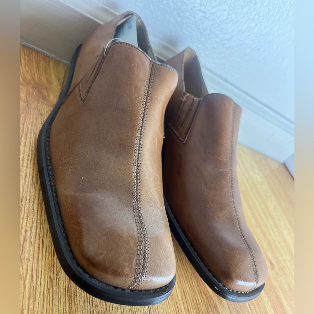 Brown Leather Men's Shoes hazan